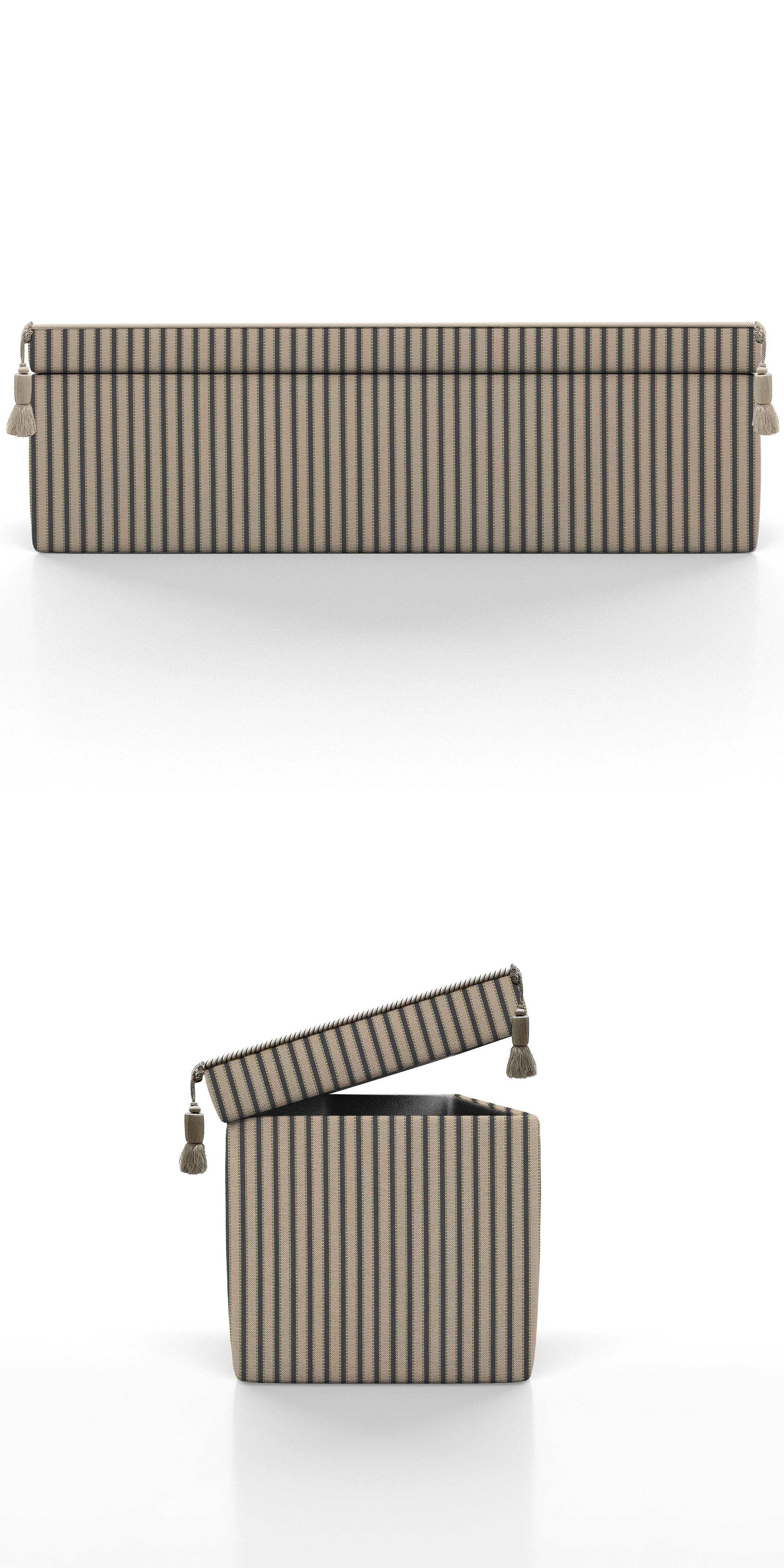 STORAGE OTTOMAN SOLIMAN - BED-END BENCH