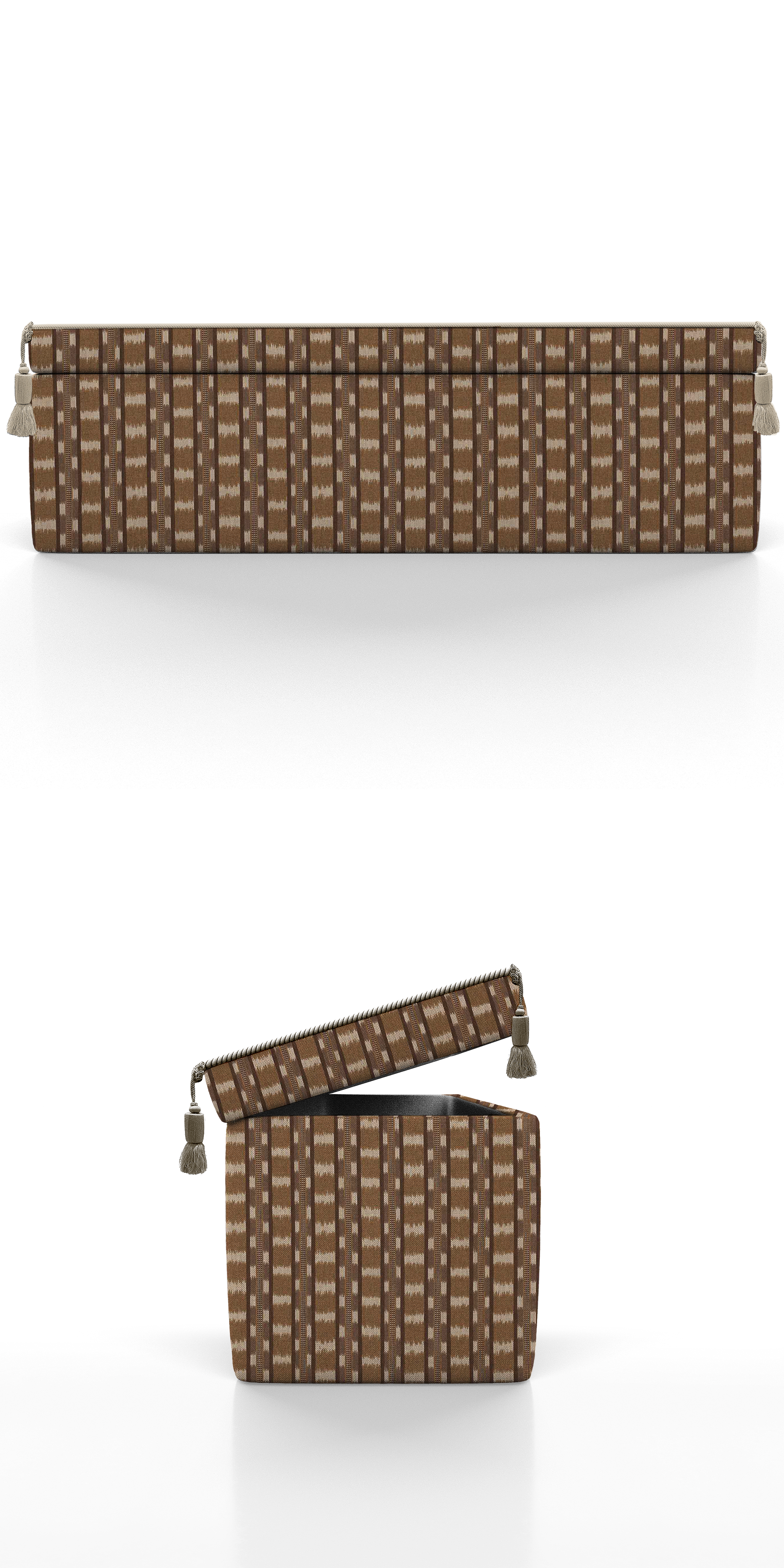 STORAGE OTTOMAN SOLIMAN - BED-END BENCH