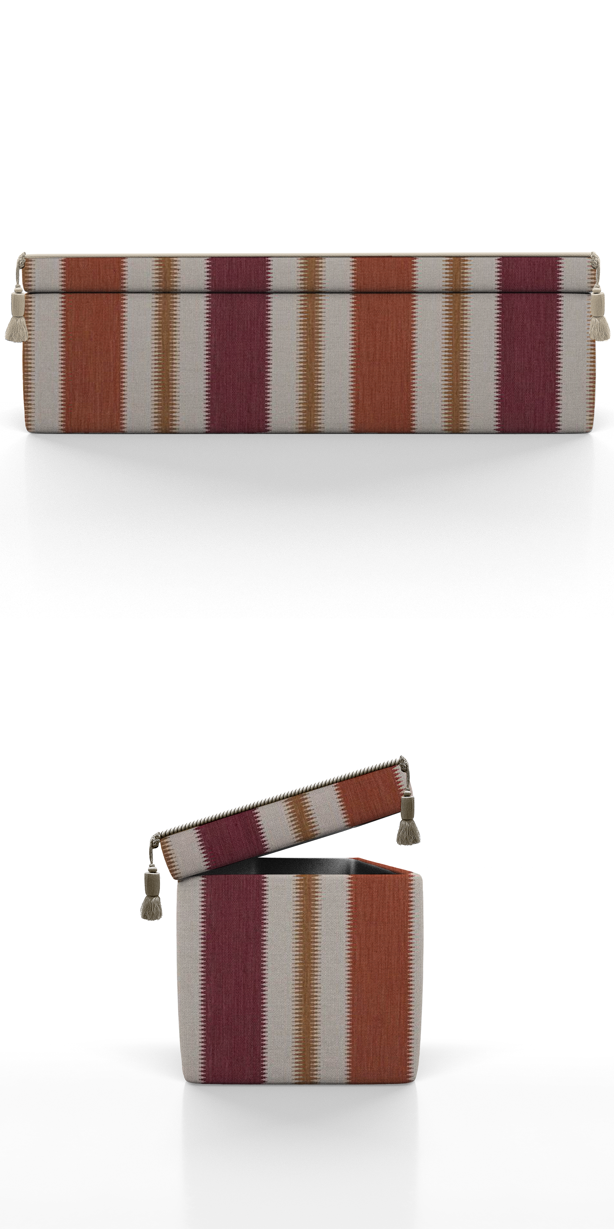 STORAGE OTTOMAN SOLIMAN - BED-END BENCH