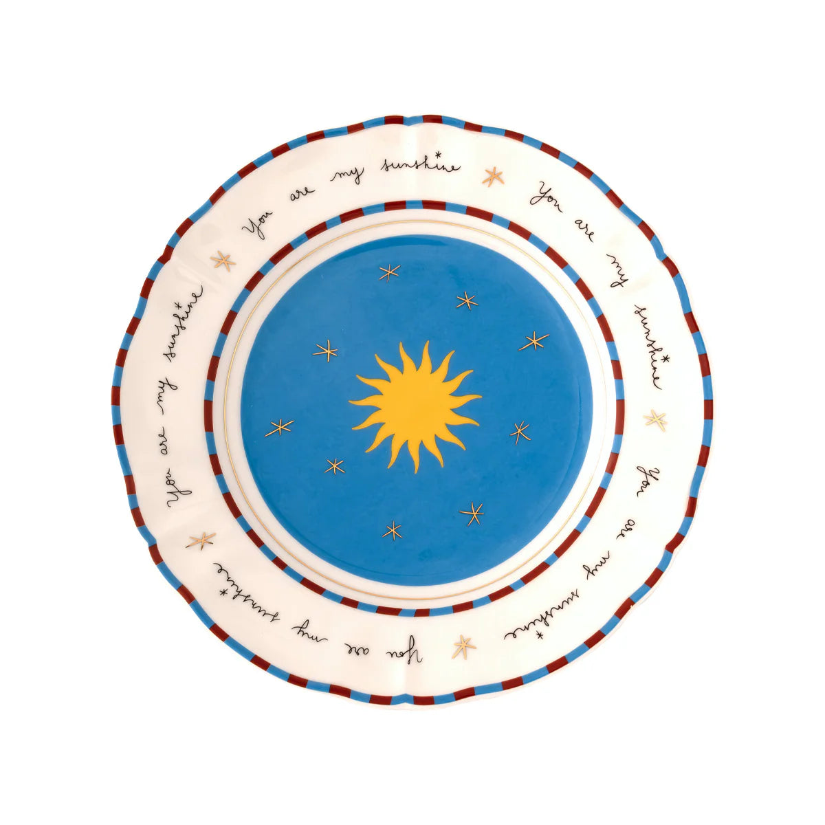 DESSERT PLATE - SUN