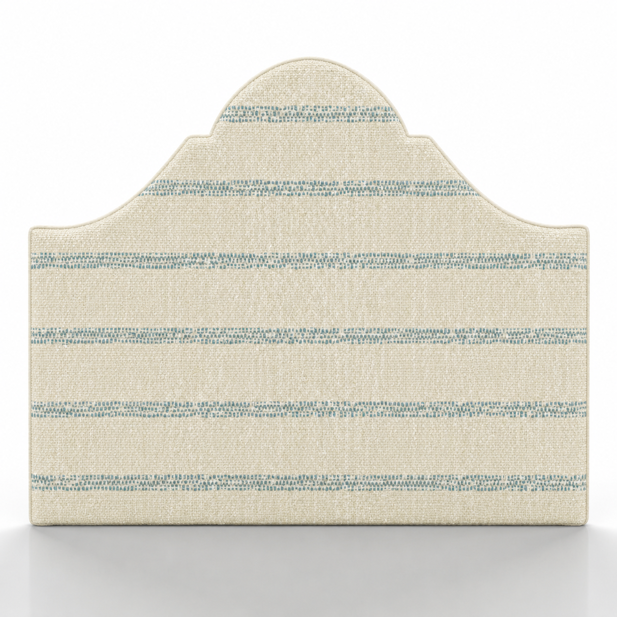 TETE DE LIT - ARABESQUE - TISSU A RAYURES