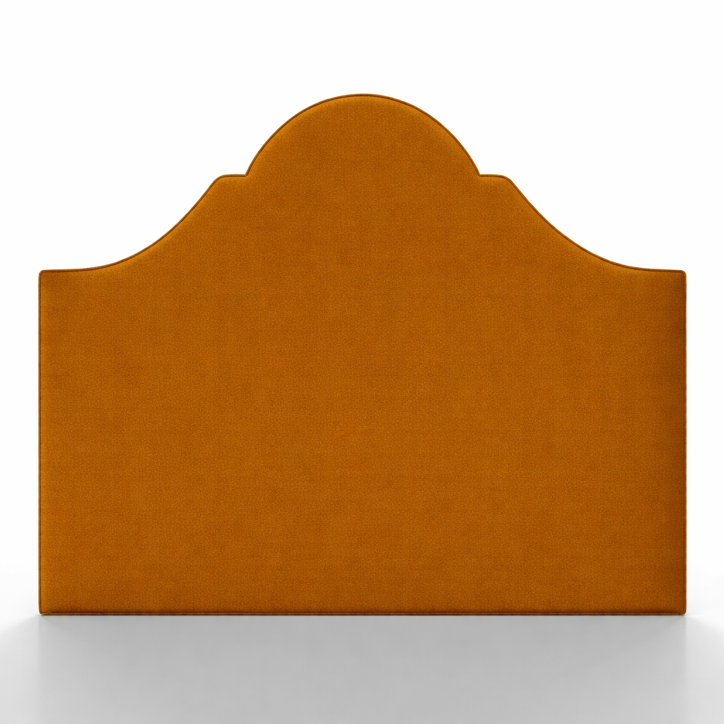 TETE DE LIT - ARABESQUE - TISSU UNI