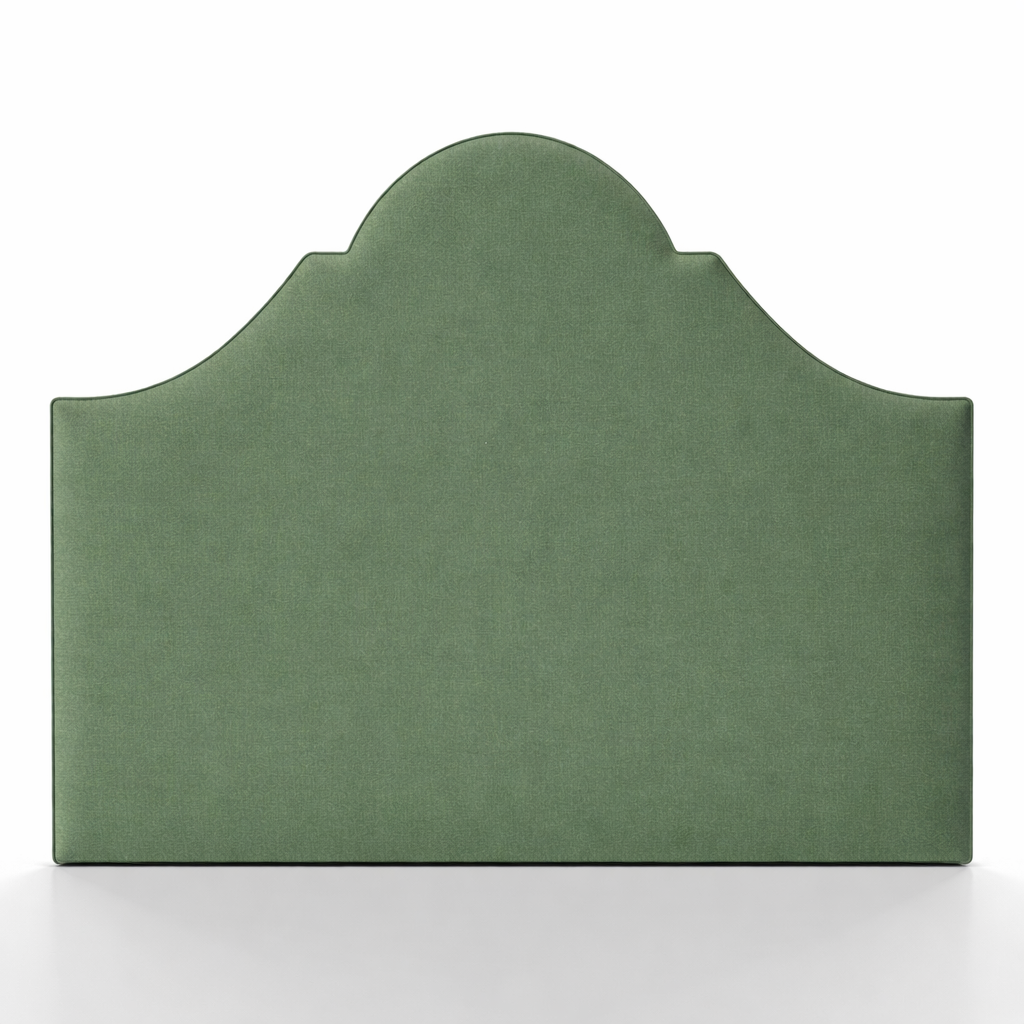 TETE DE LIT - ARABESQUE - TISSU UNI