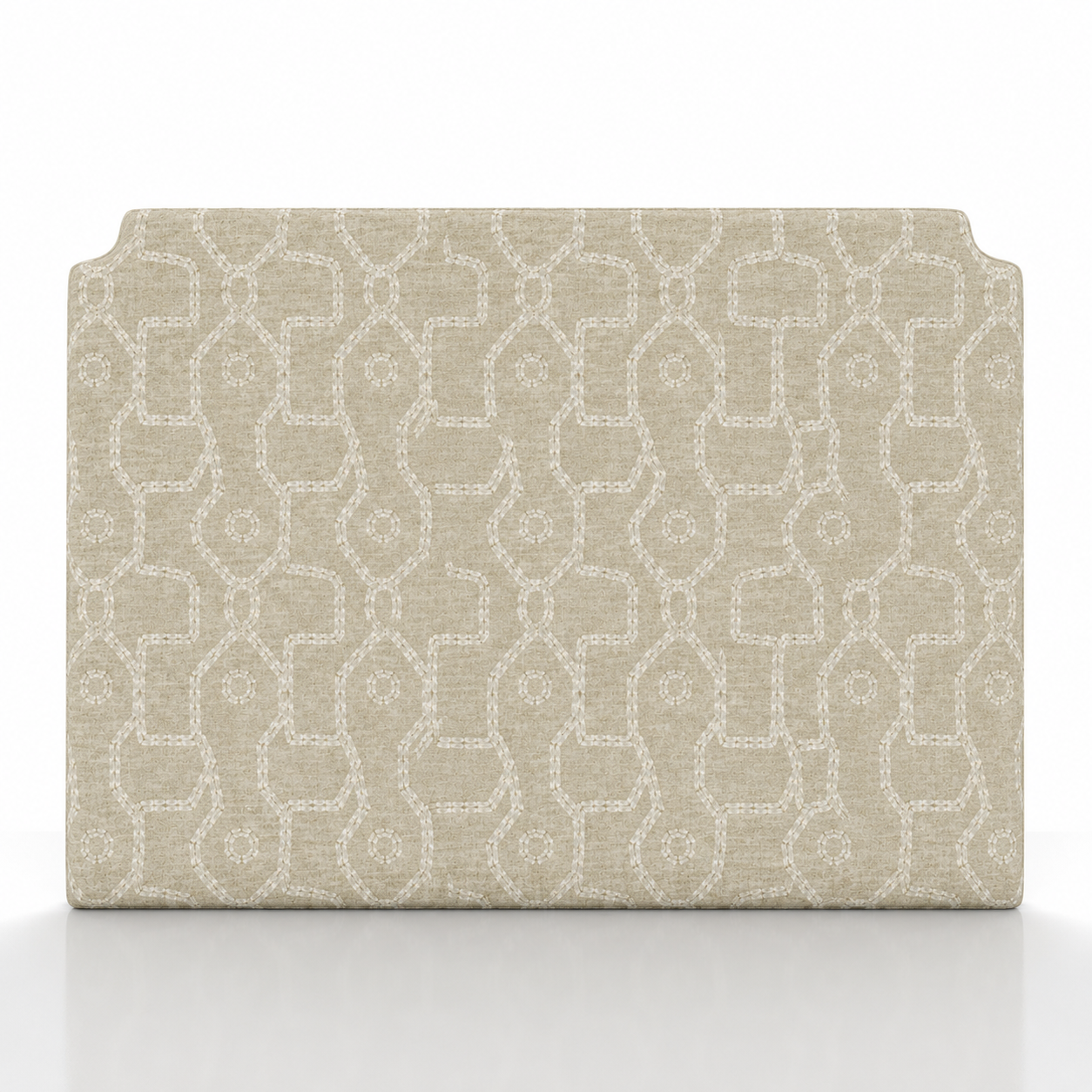 TETE DE LIT - ARCADE - TISSU A MOTIF