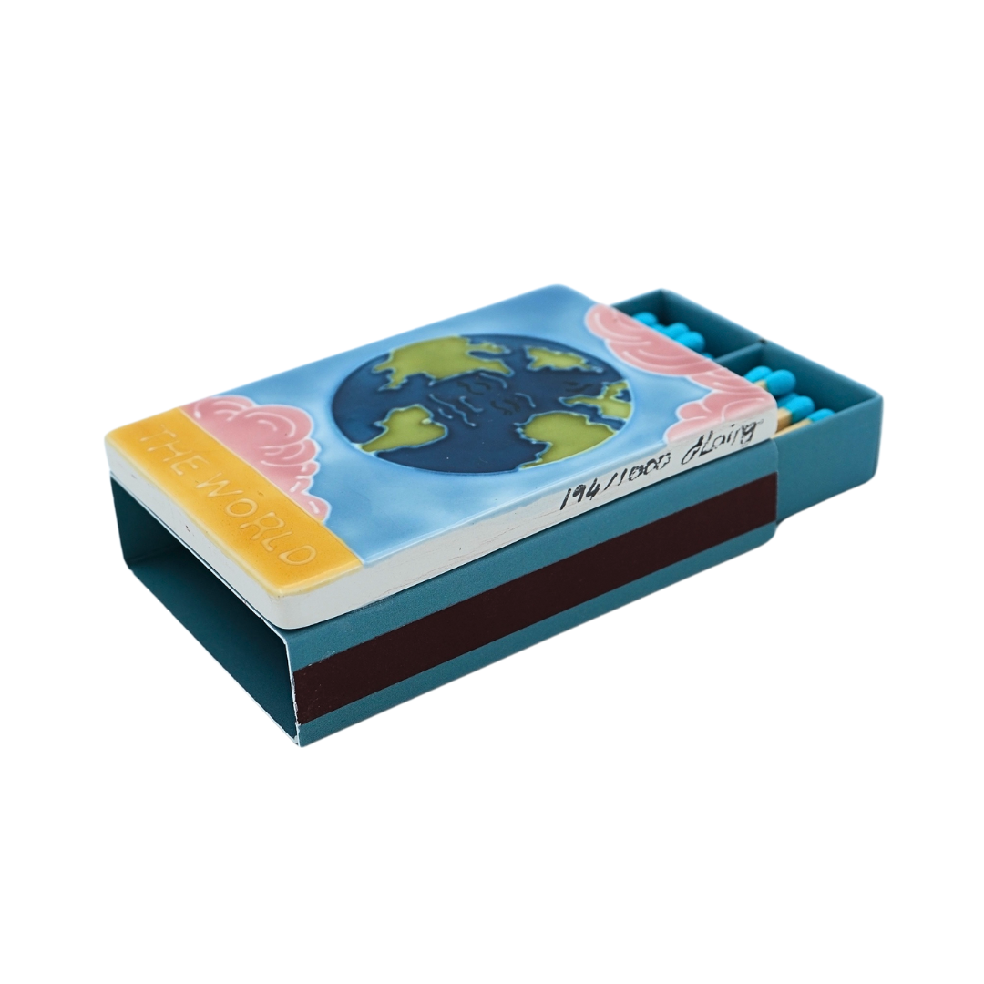 BOITE D'ALLUMETTES - CERAMIQUE - THE WORLD 