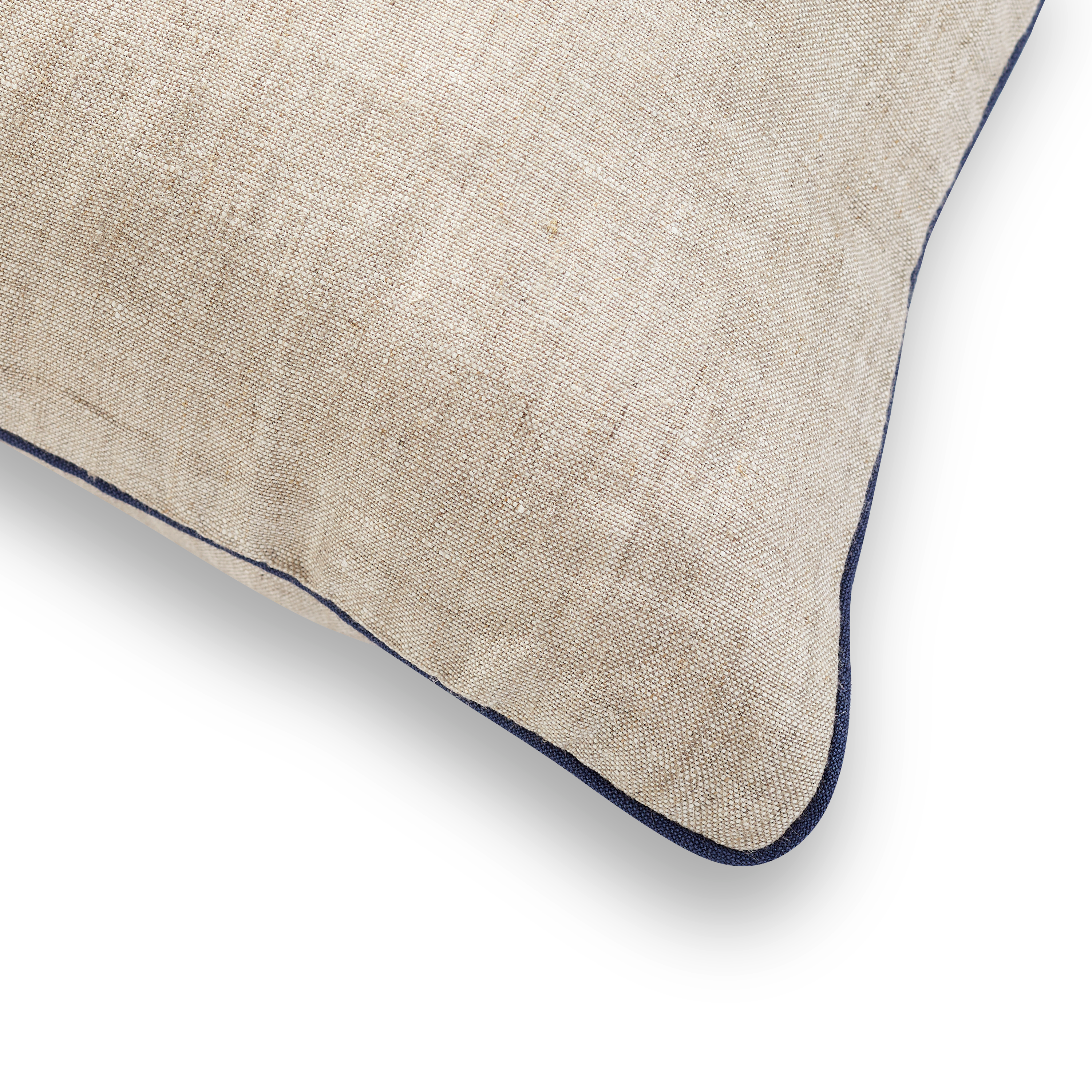 CUSHION - CLOUD - NATURAL & NAVY