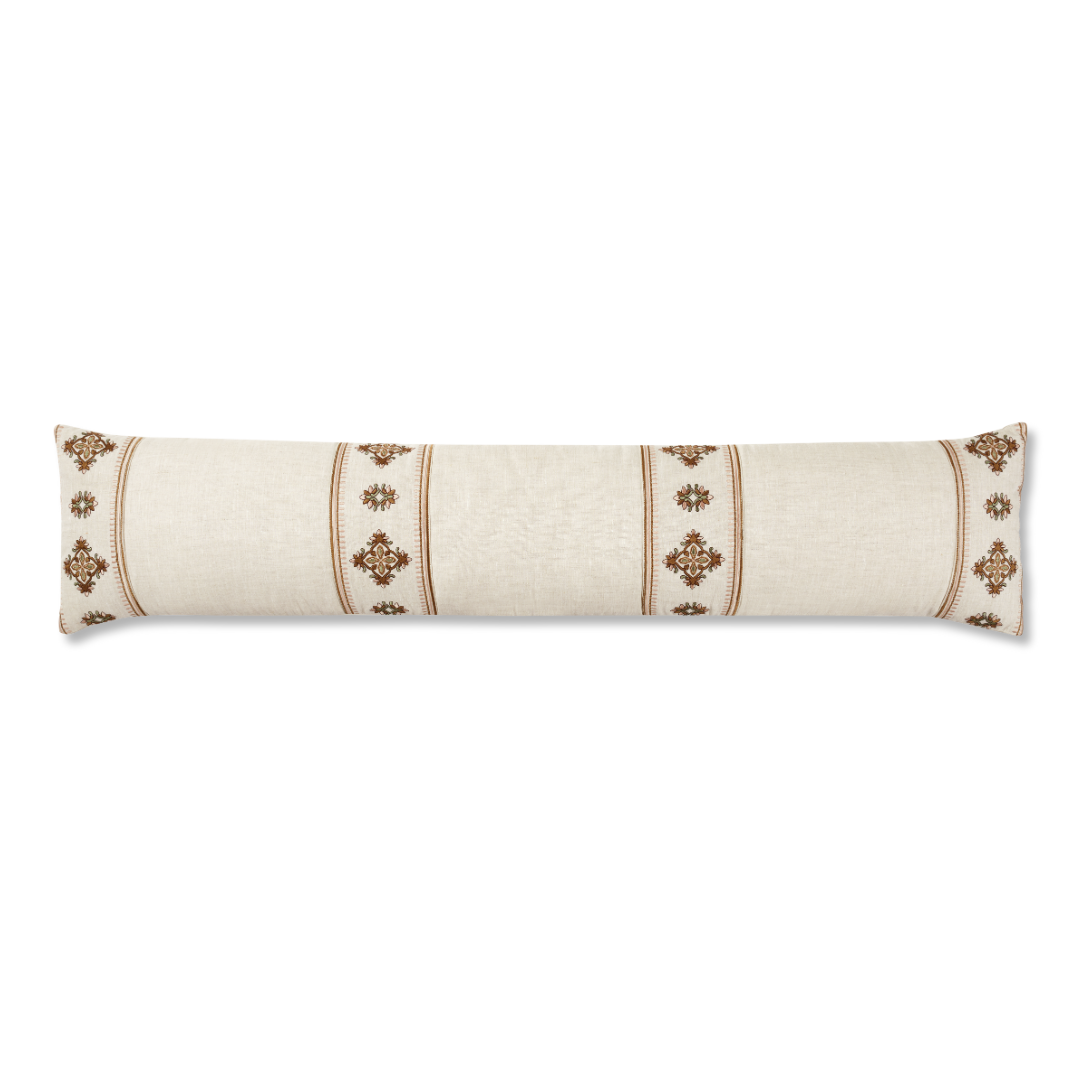 COUSSIN COCON DU CIEL - LIN NATUREL - OGEE LUEUR DE PETALE