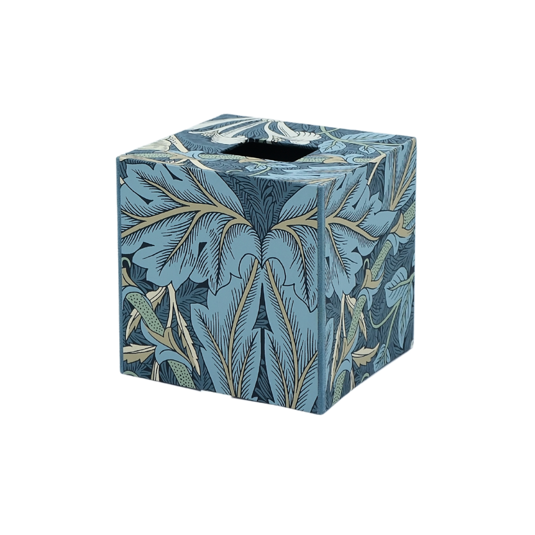 WALLPAPER TISSUE BOX COVER - ROSE