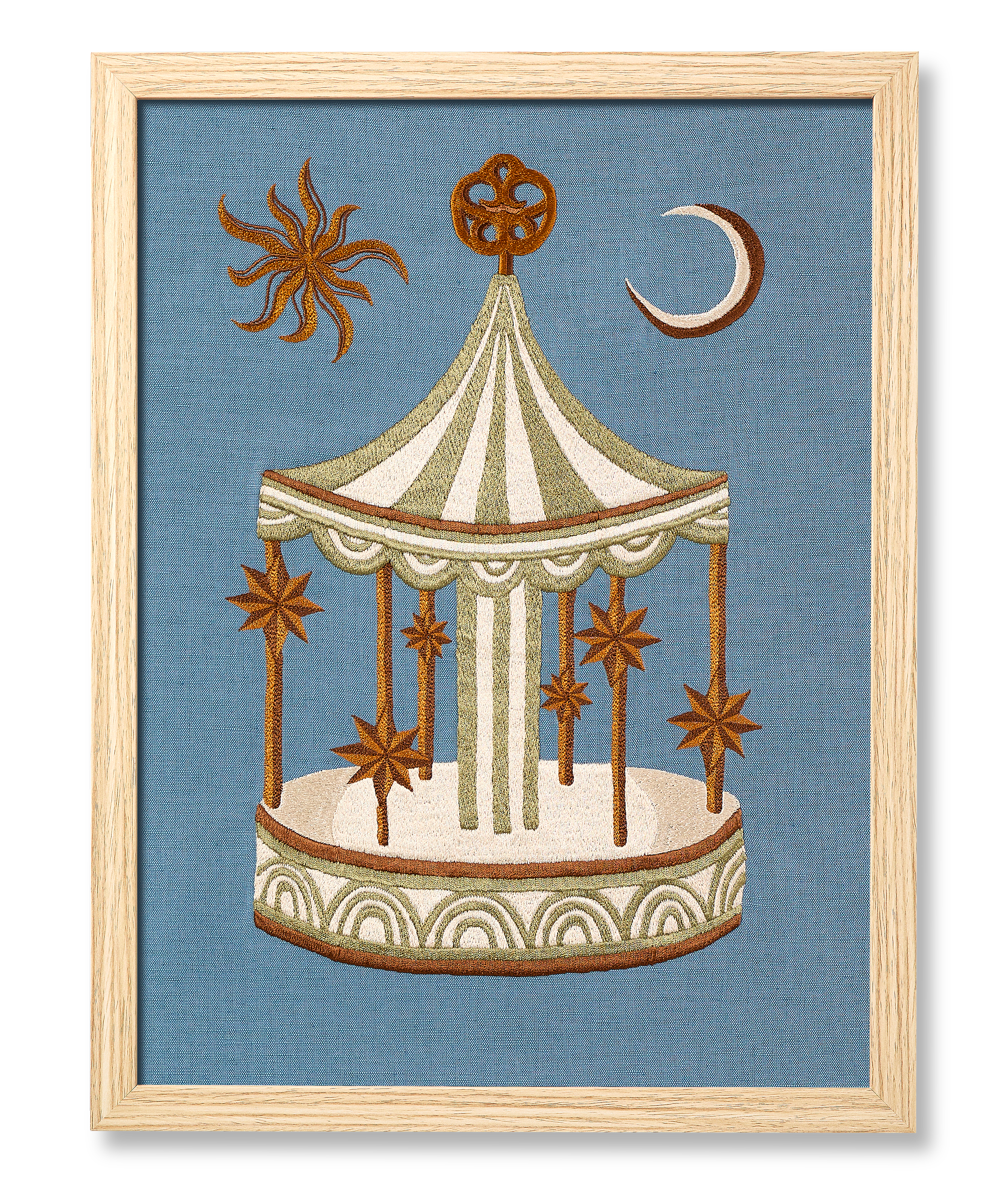 BRODERIE ENCADREE - CARROUSEL
