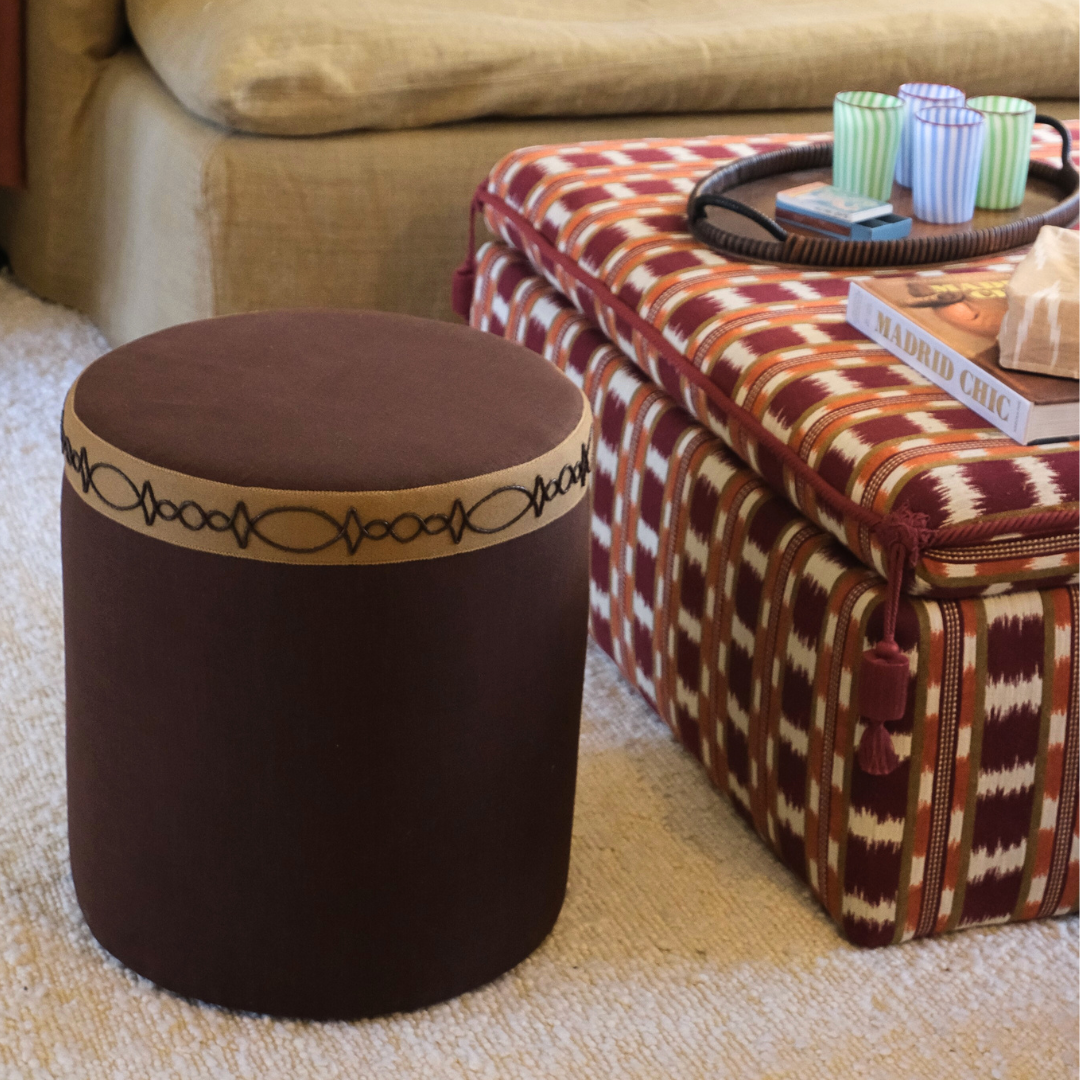 ASSISE GANSEE - LIN CHOCOLAT - GALON CHELSEA CAMEL