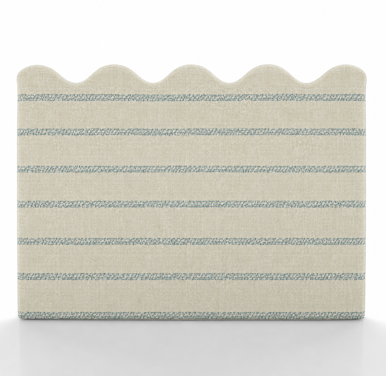 TETE DE LIT - MEDITERRANEE - TISSU A RAYURES