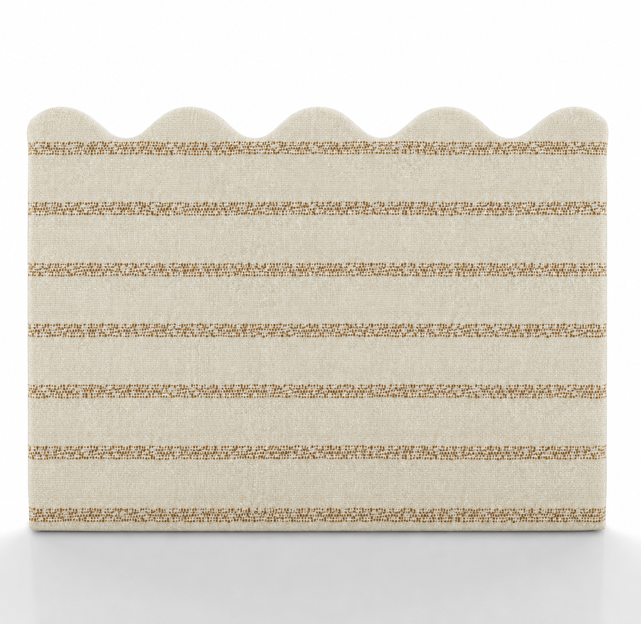 TETE DE LIT - MEDITERRANEE - TISSU A RAYURES