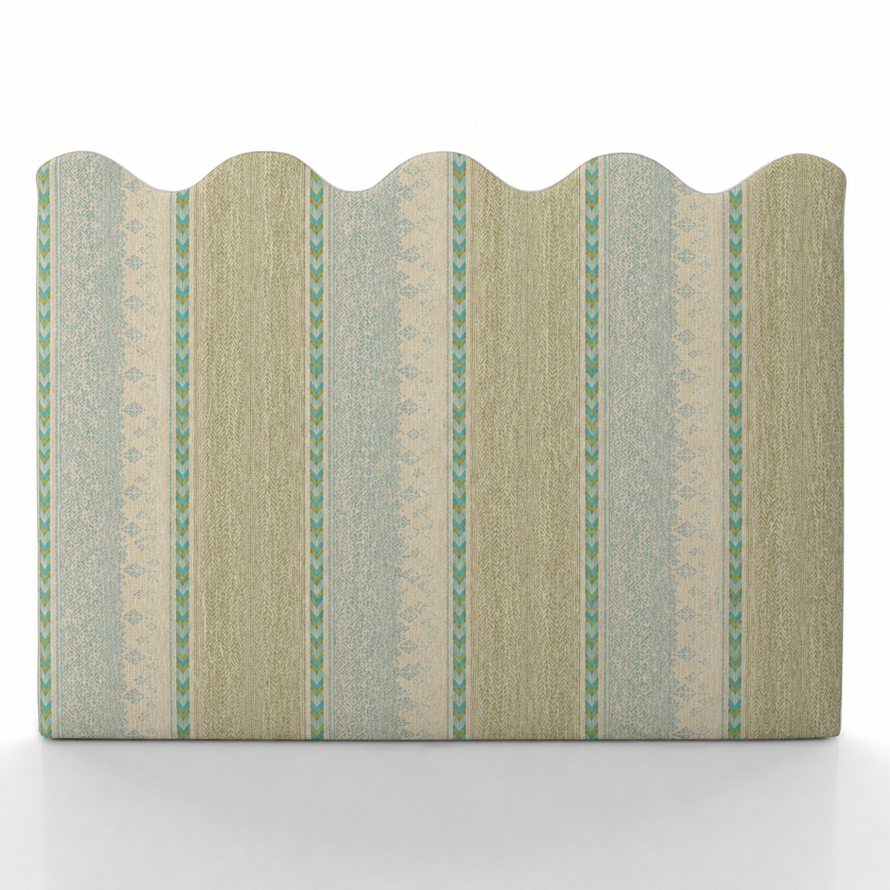 HEADBOARD - MEDITERRANEAN - PATTERNED FABRIC