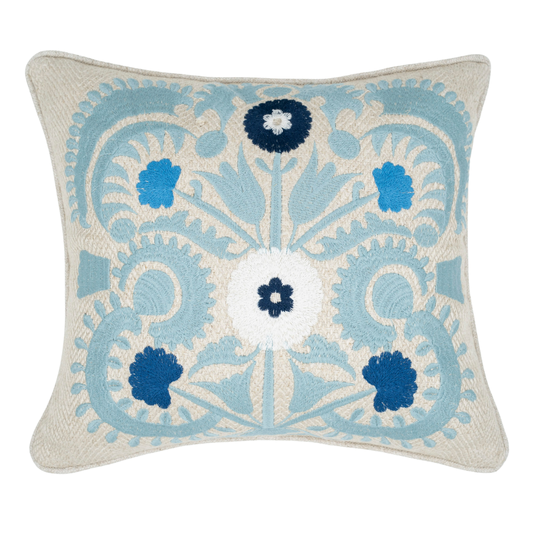 COUSSIN SUZANI - FLEUR BLUEBIRD