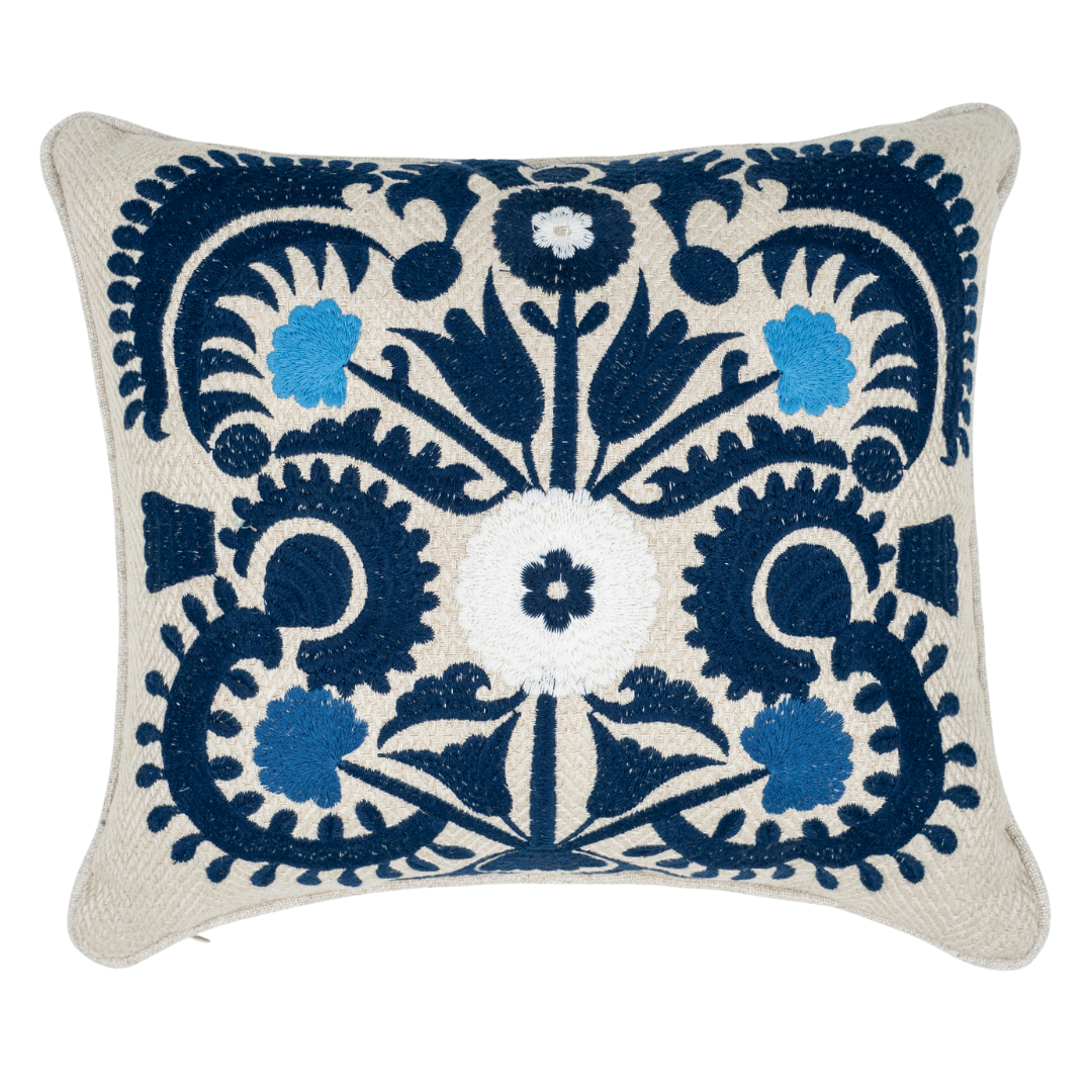 COUSSIN SUZANI - FLEUR ORCHIDÉE