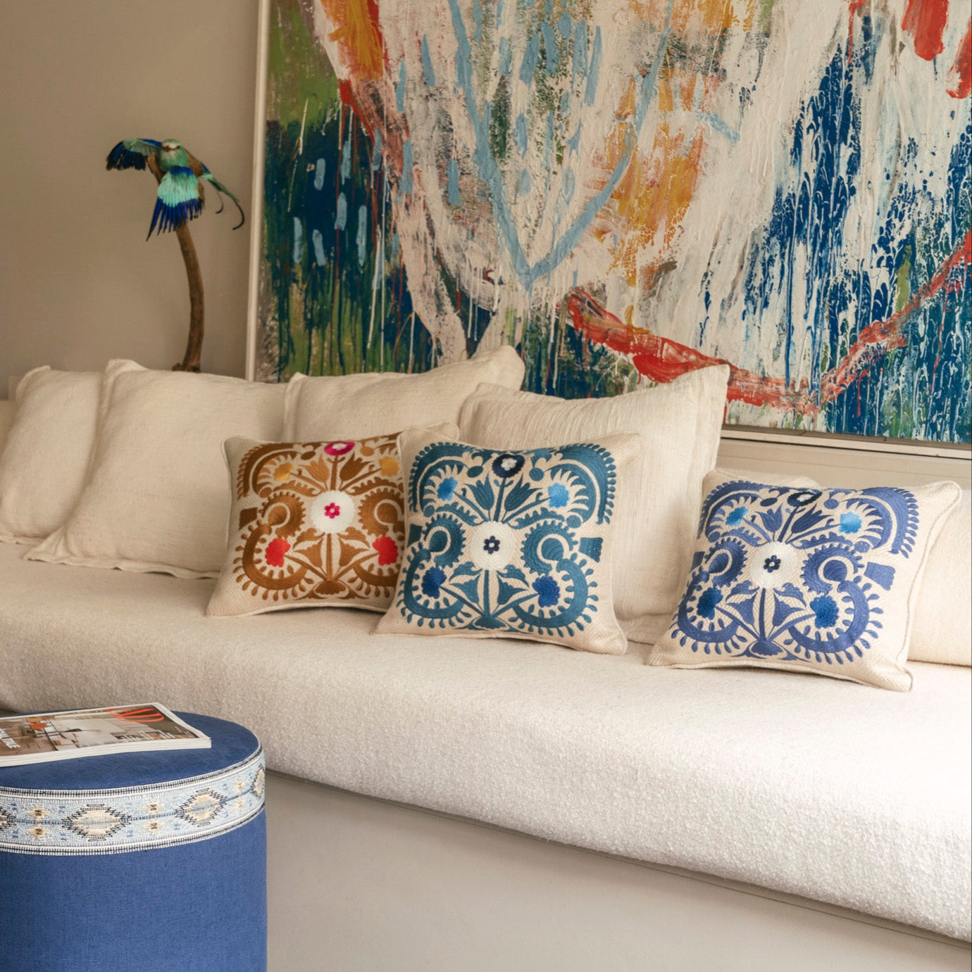 COUSSIN SUZANI - FLEUR JACINTHE