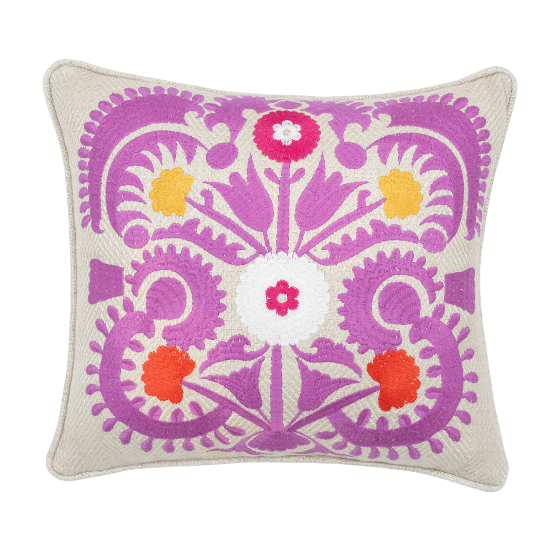 COUSSIN SUZANI - FLEUR VIOLETTE