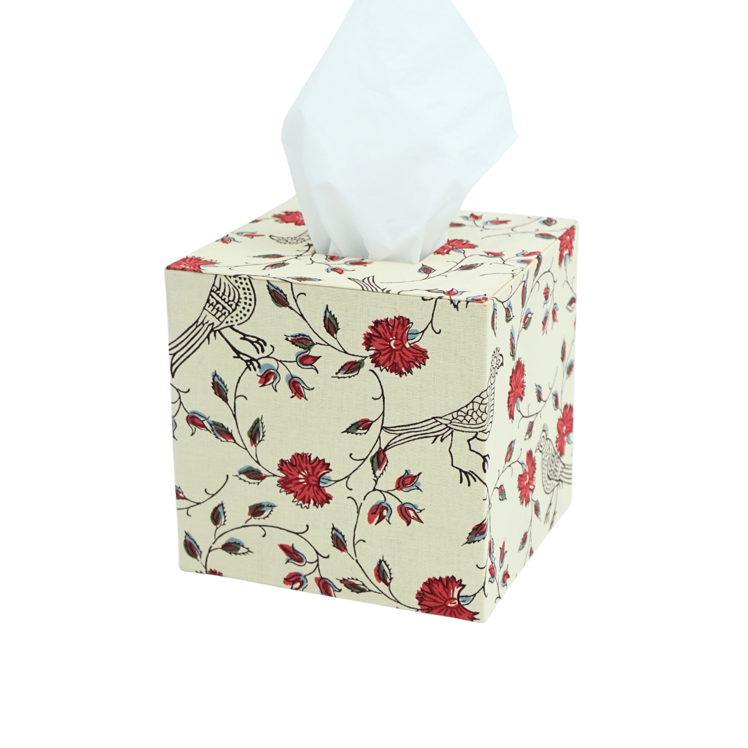 COUVRE BOITE A MOUCHOIRS - CAPUCINE