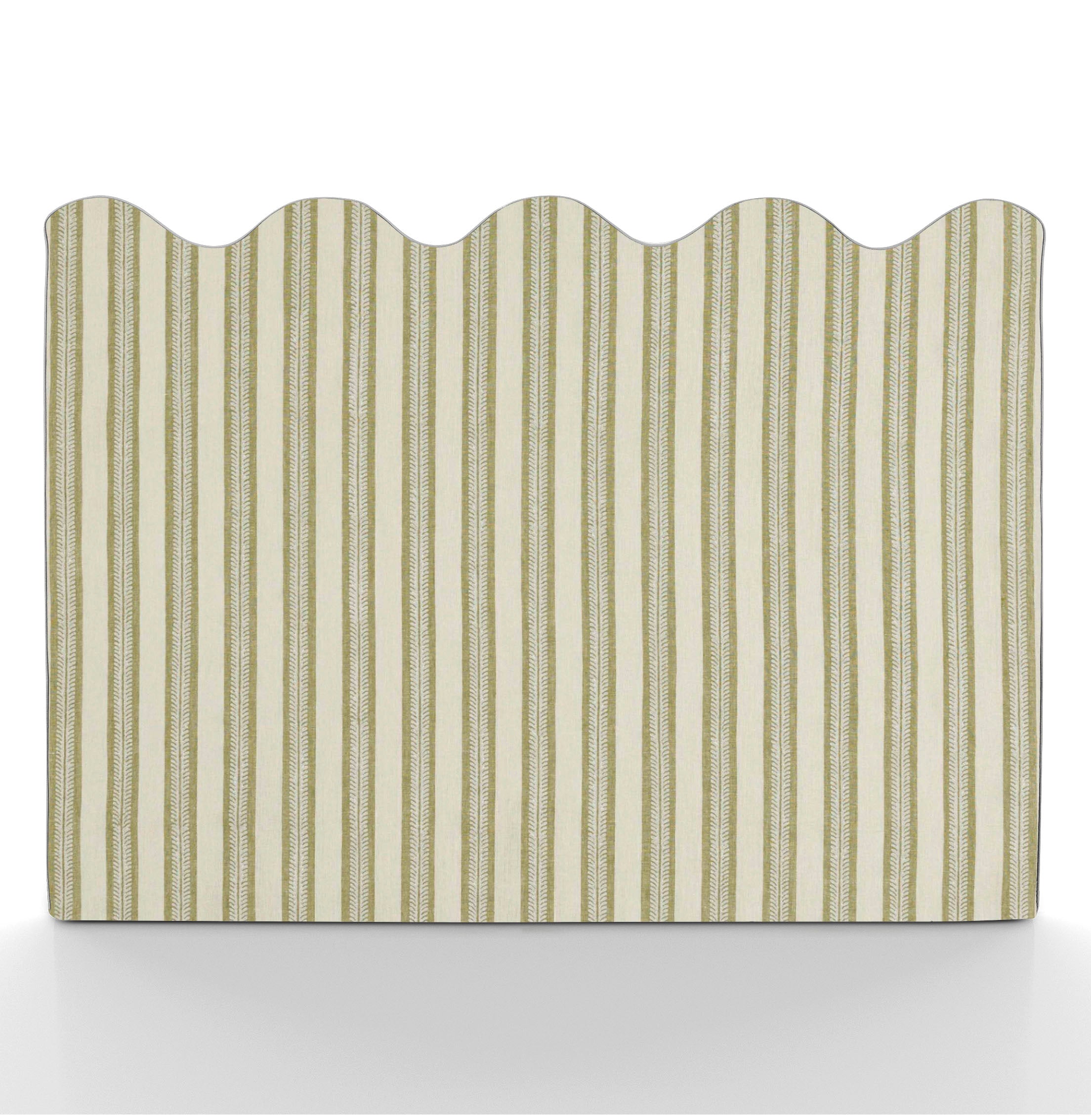 TETE DE LIT - MEDITERRANEE - TISSU A RAYURES