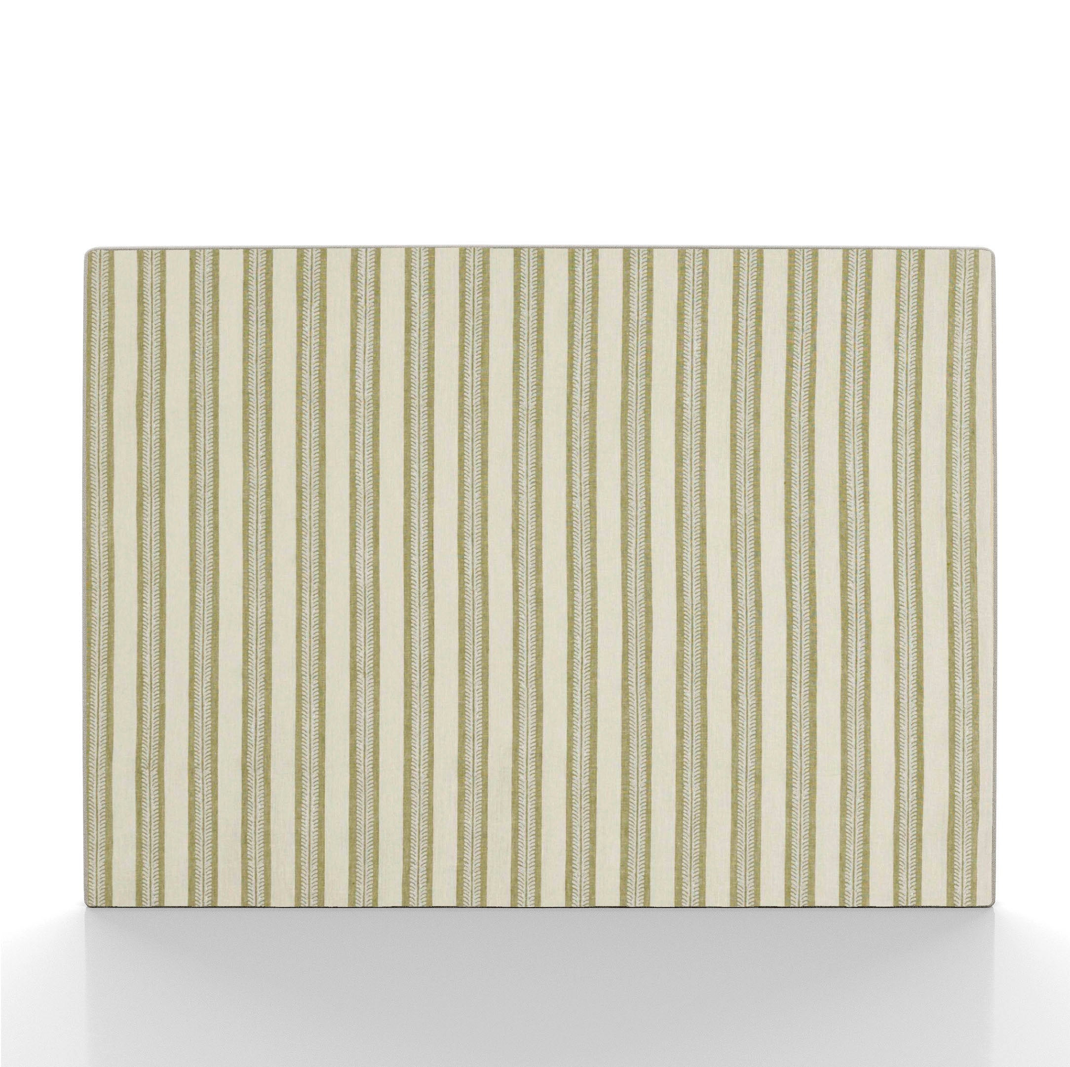 TETE DE LIT - LINEA - TISSU A RAYURES