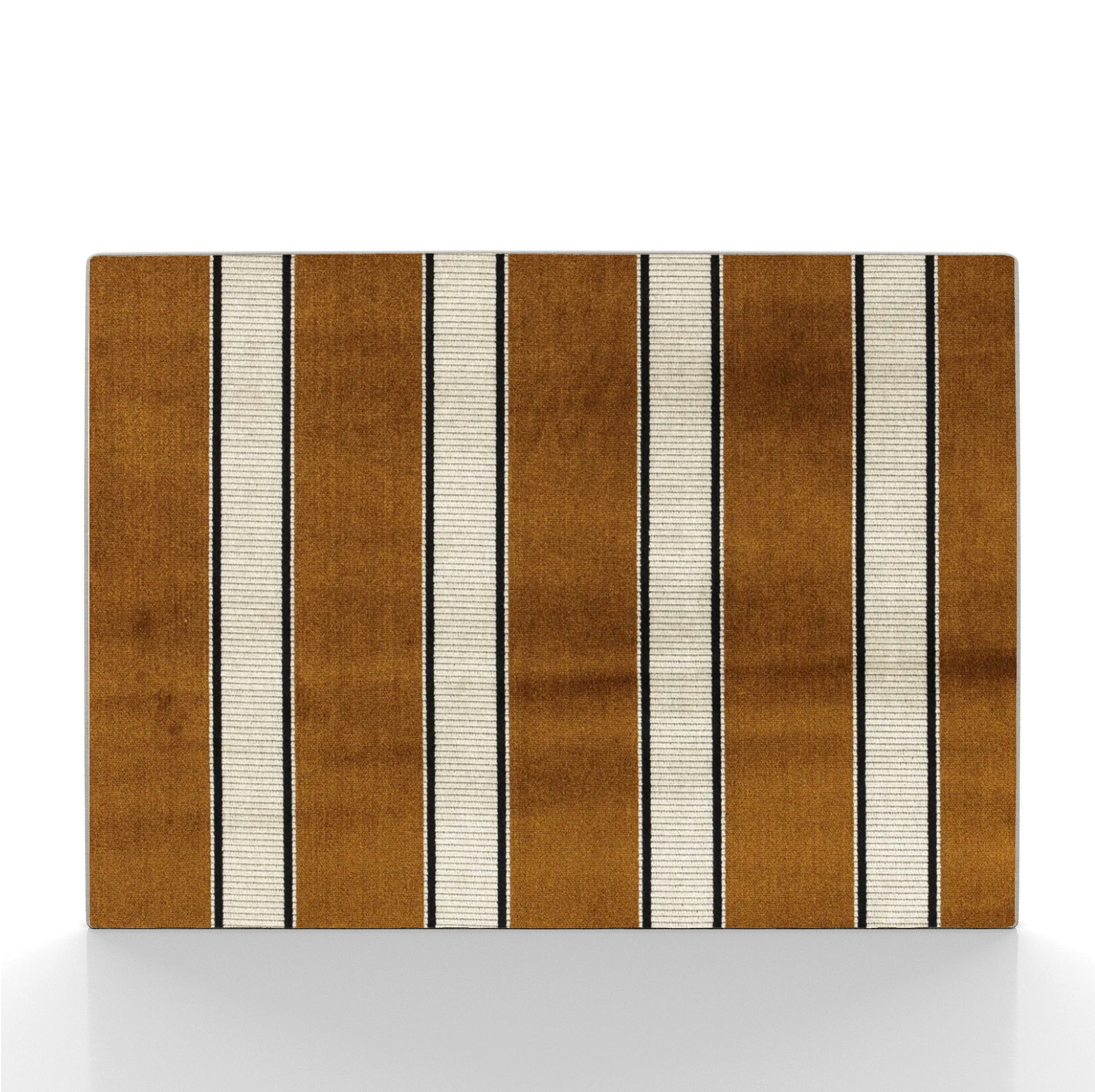TETE DE LIT - LINEA - TISSU A RAYURES