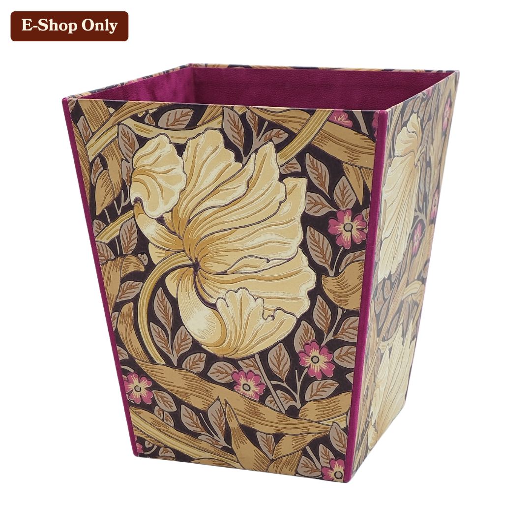 WALLPAPER WASTE BASKET - PALOMA