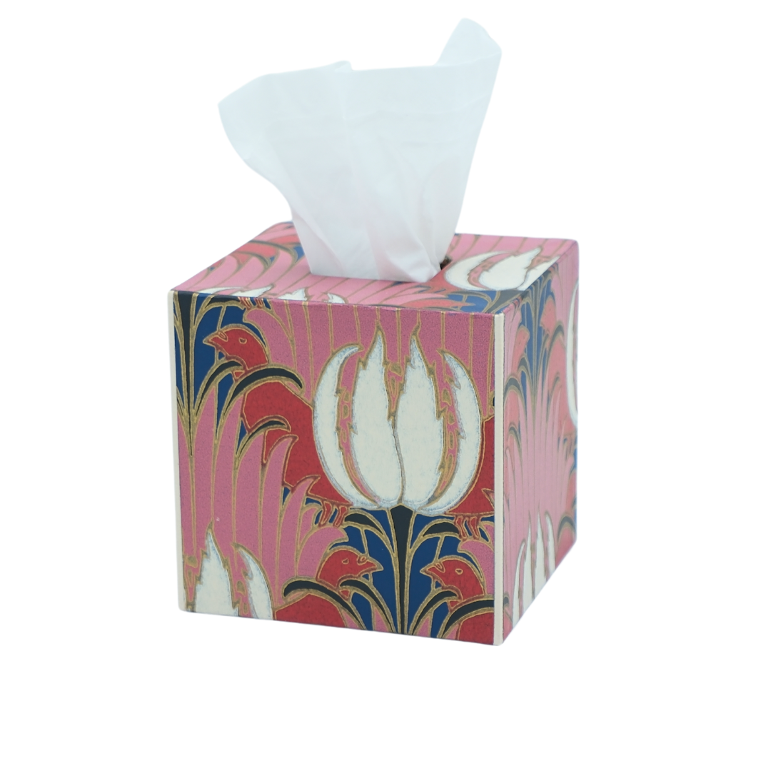 WALLPAPER TISSUE BOX COVER - DIANE