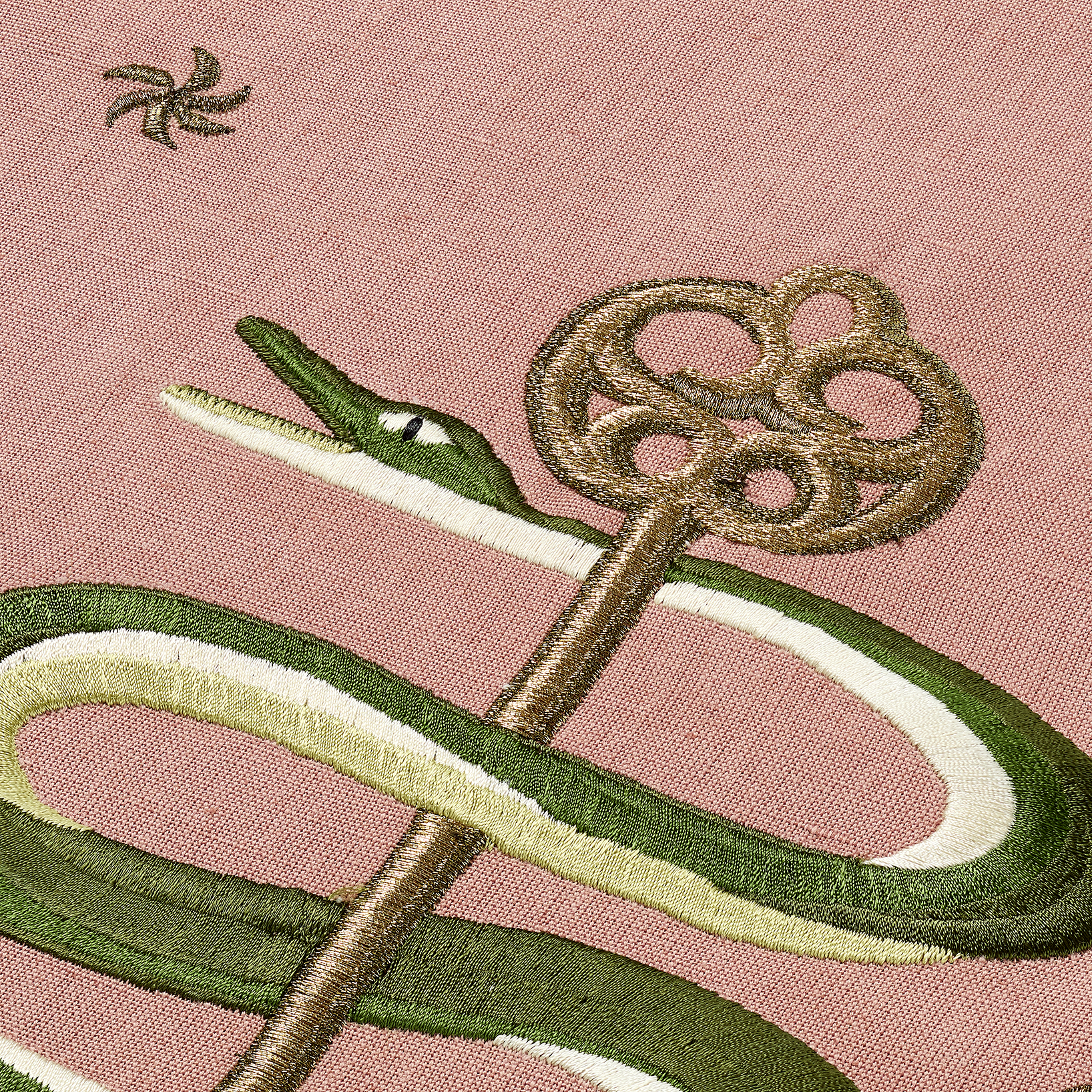 snake plant embroidery FRAMED EMBROIDERY